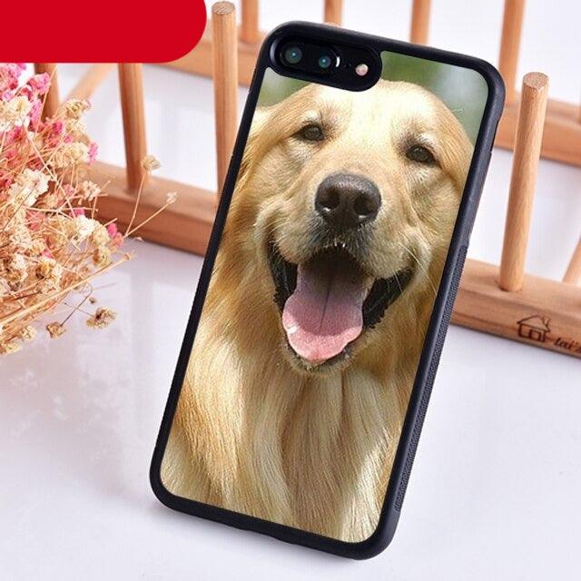 Golden Retriever Dog Cute Puppy Phone Case For Iphone 14 5 6 7 8 Plus X Xr Xs 11 12 13 Pro Max Ultra Full Protective Liquid Silicone Case Back Cover For Iphone by Stevvex