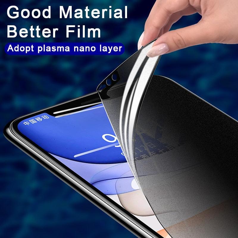 Anti Spy Ceramic Film For Iphone 13 12 11 Pro Max Mini Xr Xs Max Se 2020 8 6s 7 6 Plus Se3 Mobile Phone Screen Protector Anti-scratch, Ultra-clear Screen Protector Film For Iphone by Stevvex