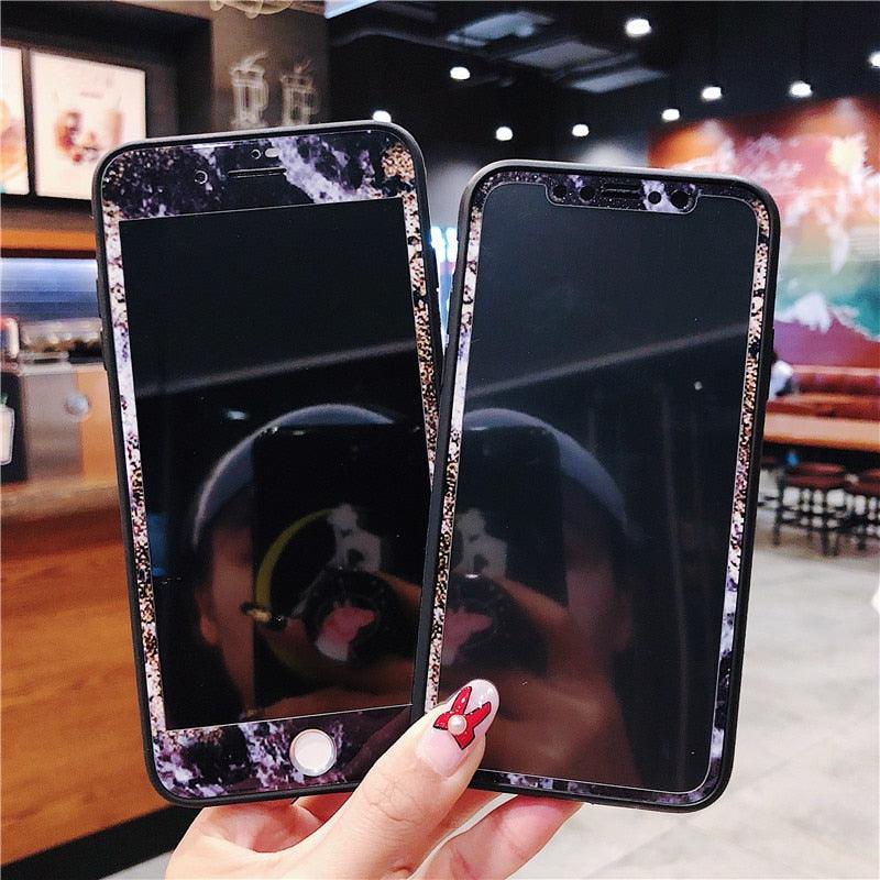 Colorful Screen Protection For iPhone 11 Pro Max Cartoon Tempered Glass For iPhone XS MAX XR 7 8plus Full Cover Screen Protector Tempered Glass Screen Protector for iPhone by Stevvex