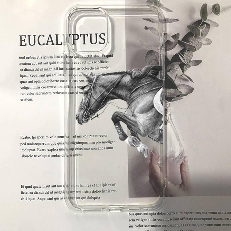Beauty Horse Phone Case For Iphone 13 11 12 Pro Xs Max 8 7 6 6s Plus X 5s Se 2020 Xr Case Slim Profile Cute Printed Designer Snap On Case by Stevvex