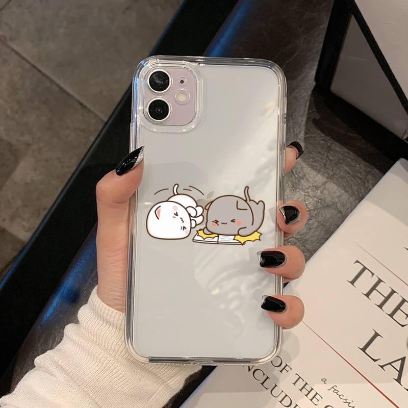 Cat Phone Case For Iphone 11 12 13 Mini Pro Xs Max 8 7 6 6s Plus X 5s Se 2020 Xr Case Polycarbonate Printed Colorful Design Silicone Phone Case by Stevvex