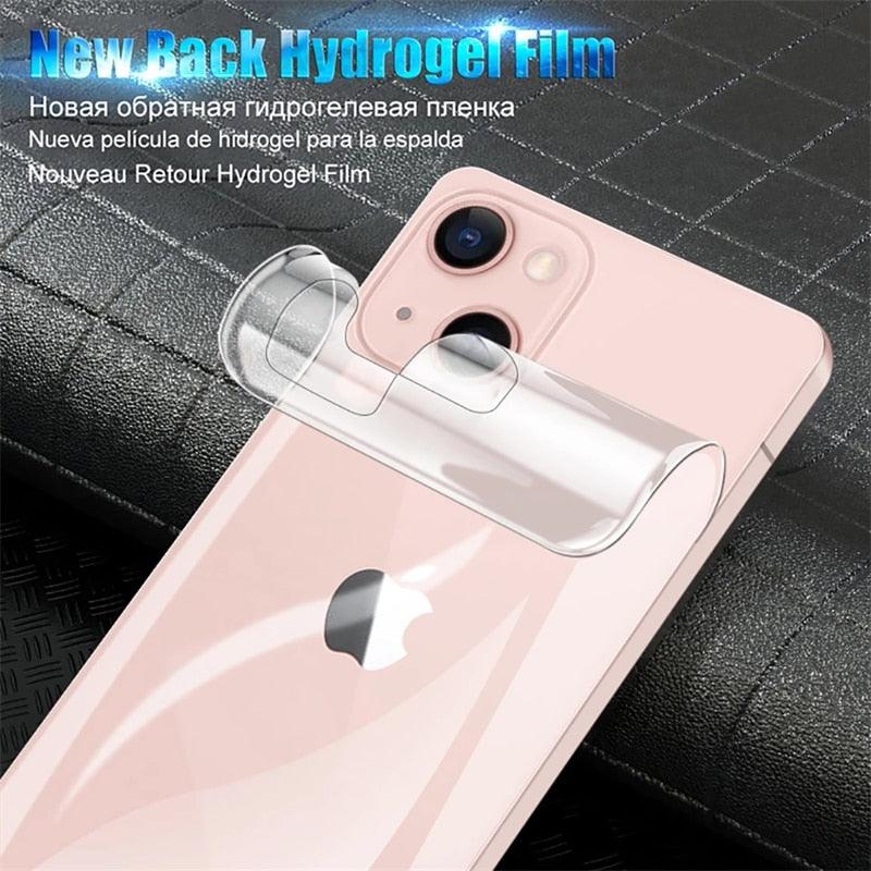 Full Cover iPhone 14 13 11 12 XS MAX XR X 7 8 6 6S SE Pro MAX Plus Mini Soft Back Phone Screen Protector Anti Bubble/Scratch Ultra Thin Tempered Glass Screen Protector by Stevvex