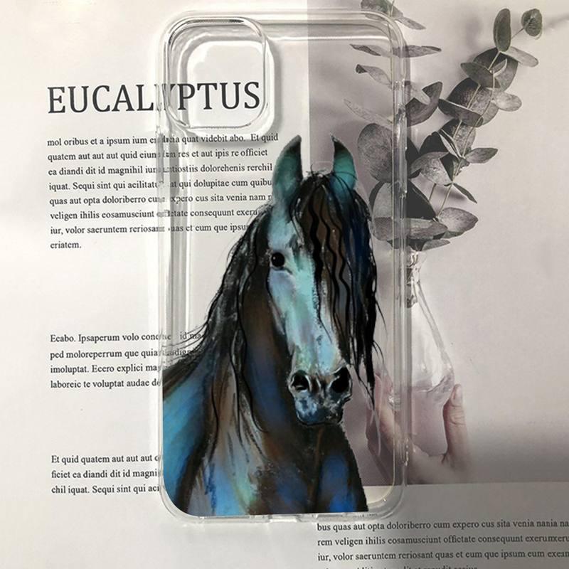 Beauty Horse Phone Case For Iphone 13 11 12 Pro Xs Max 8 7 6 6s Plus X 5s Se 2020 Xr Case Slim Profile Cute Printed Designer Snap On Case by Stevvex