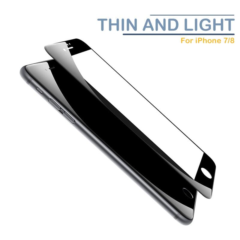 9000D Full Curved Soft Edge Protection Glass For iPhone SE 2020 6 6S Plus Tempered Screen Protector iPhone 7 8 PLUS Glass Film Scratchproof Anti Fingerprints Tempered Glass Screen protector for iPhone by Stevvex