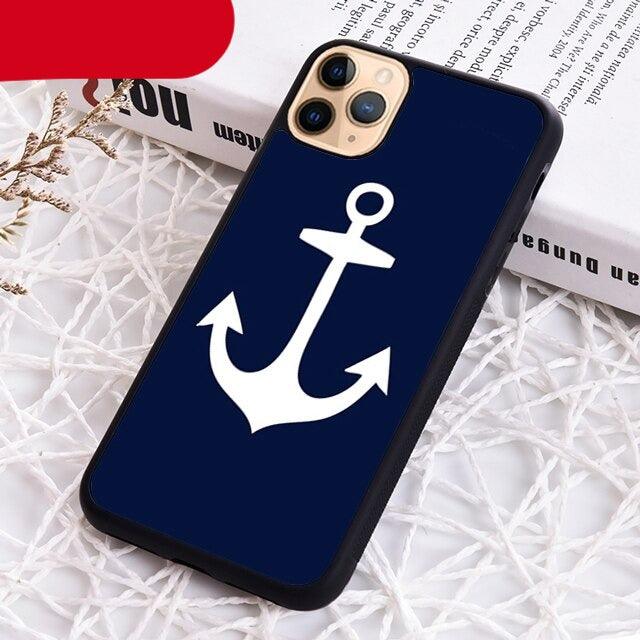 Blue Boat Anchor Printing Drawing Protection Phone Case For Iphone 14 Se 6 7 8 Plus Xr Xs 11 12 13 Pro Max Galaxy S21 22 Silicone Case Toy Story Protective Cover For Iphone by Stevvex