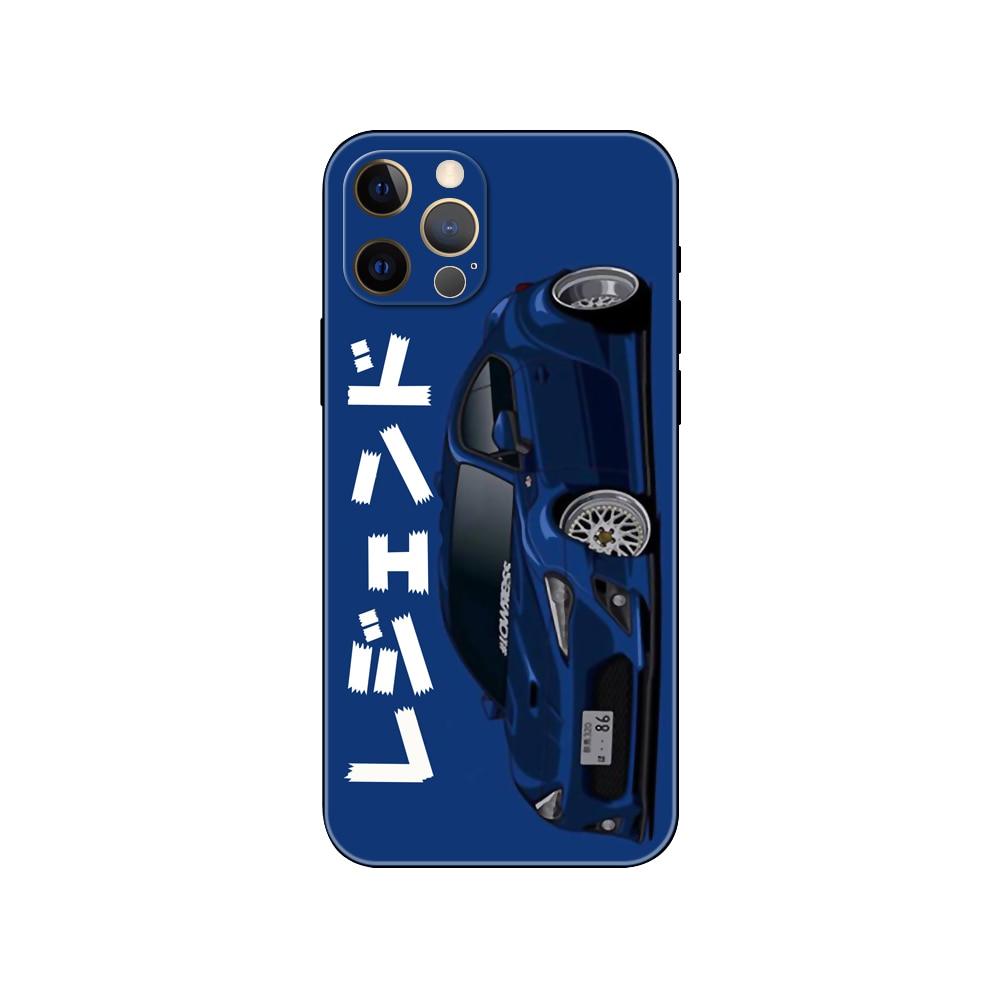 Black Phone Case Mask for iphone 5 5s se 2020 6 6s 7 8 plus x 10 XR XS 11 12 mini pro MAX Back Cover Sports Car Transparent Phone Case Silicone Back Cover For iPhone by Stevvex