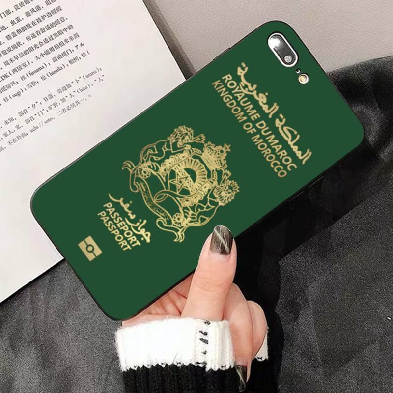 Fashion Passport Phone Case For Iphone 13 8 7 6 6s Plus X 5s Se 2020 Xr 11 12 Pro Xs Max Soft Cover Silicone Bumper Case by Stevvex