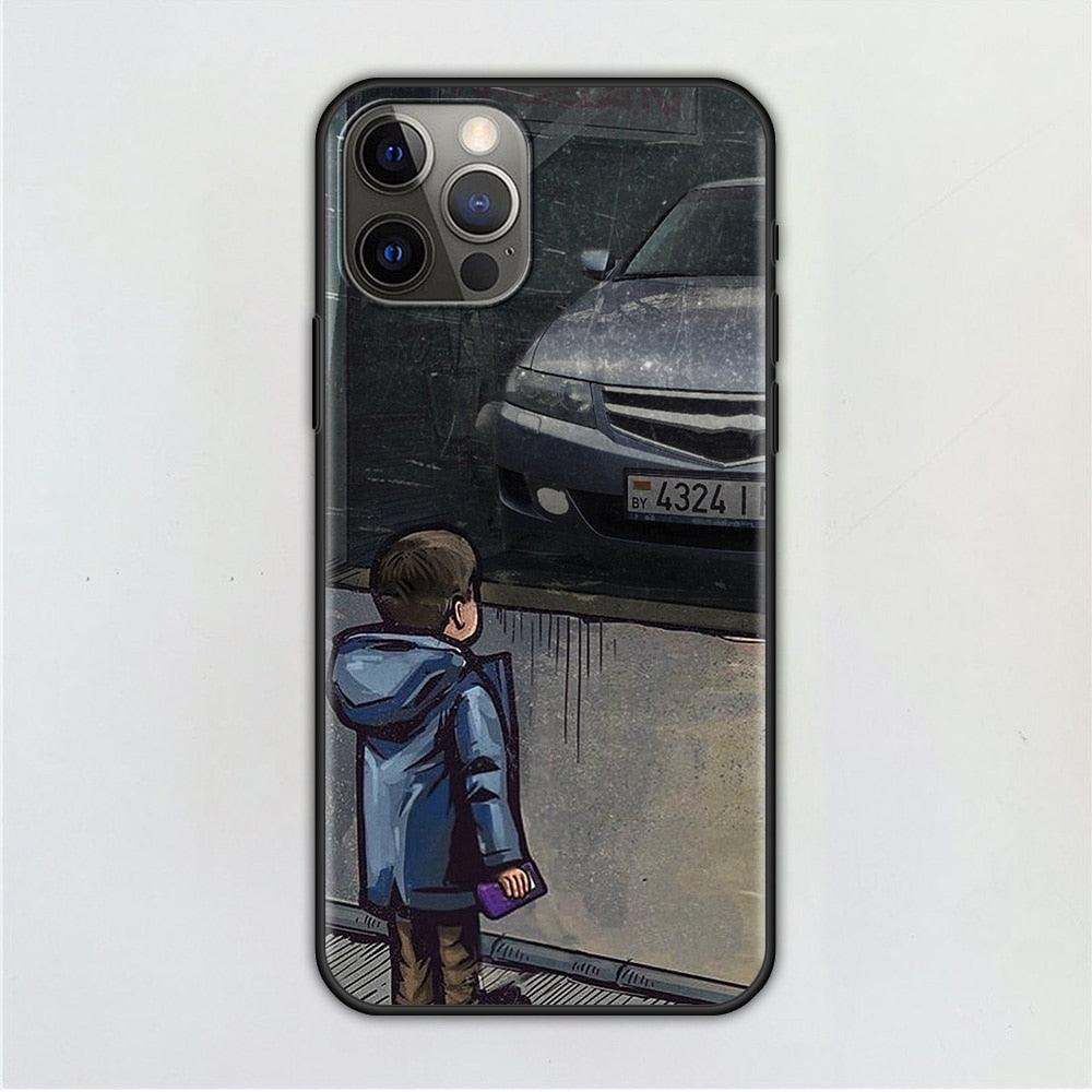 Best Phone Case For Iphone 14 11 13 12 Pro Max Mini X Xs Xr 6 6s 7 8 Plus Boy Sport Car Protective Flexible Soft Tpu Clear Phone Case by Stevvex