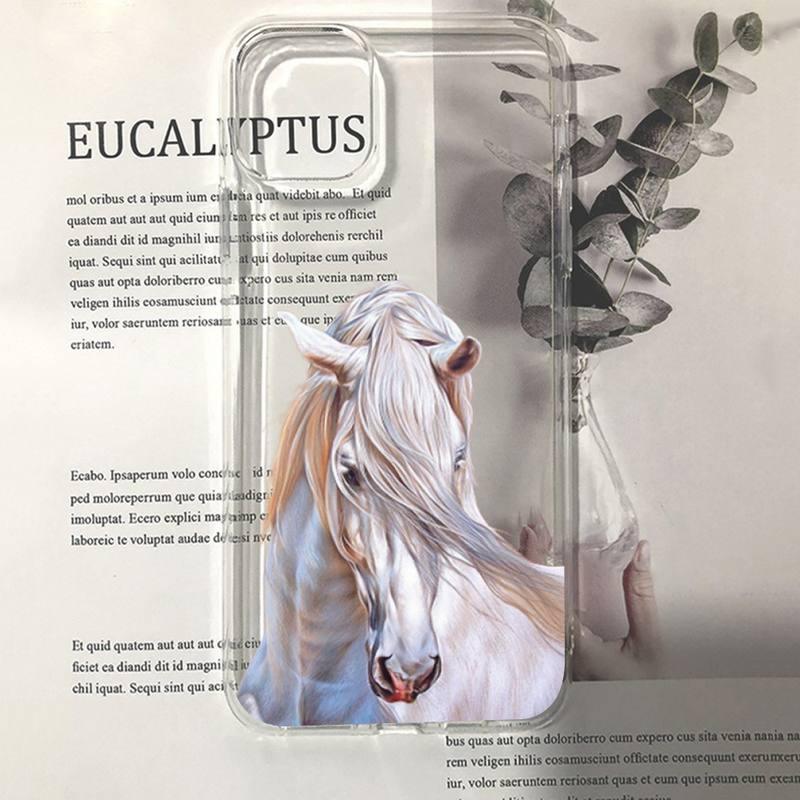Beauty Horse Phone Case For Iphone 13 11 12 Pro Xs Max 8 7 6 6s Plus X 5s Se 2020 Xr Case Slim Profile Cute Printed Designer Snap On Case by Stevvex