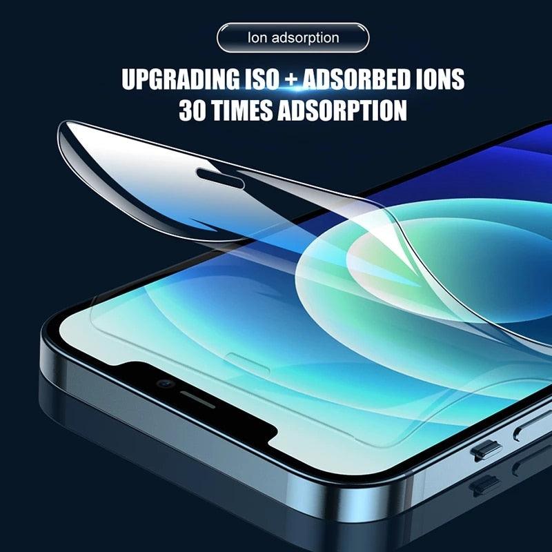 Full Cover Hydrogel Film For iPhone 13 7 8 Plus 6 6s Screen Protector 11 12 13 Pro mini XR X XS Max SE 2020 Back Film Not Glass Full Cover Screen Protector for iPhone by Stevvex