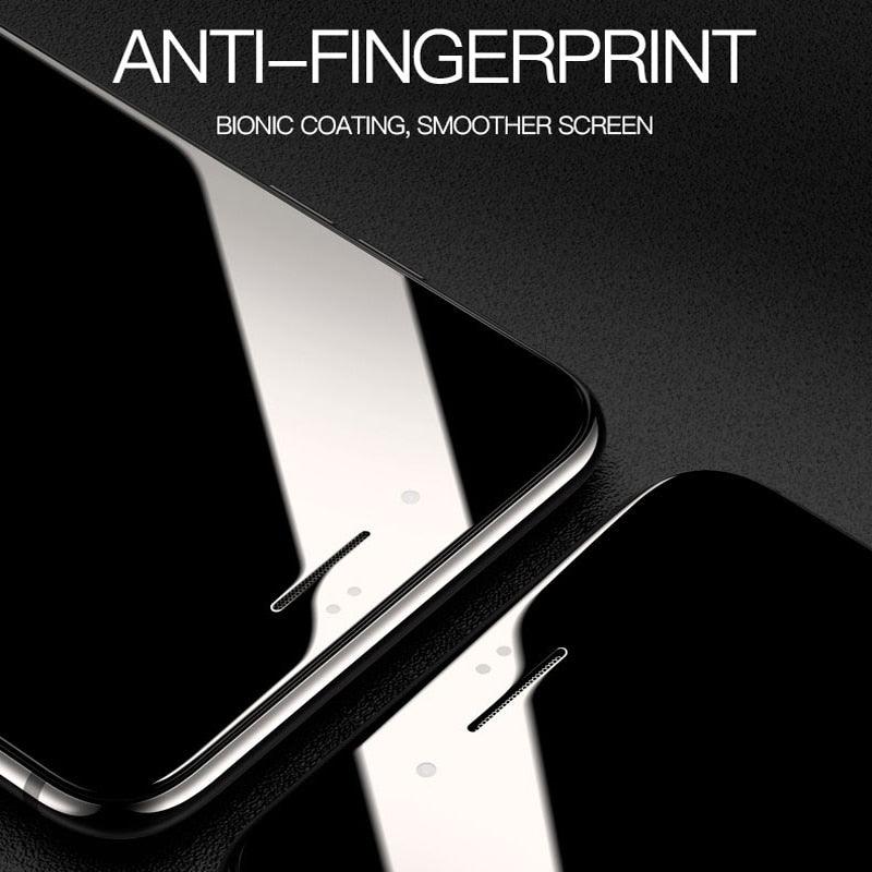 Curved Edge Tempered Glass For iPhone 12 11 Pro Xr X Xs Max Screen Protector For iPhone 6 6s 7 8 Plus SE 2020 Protective Film Real Premium Tempered Glass Film Screen Protector for Iphone by Stevvex