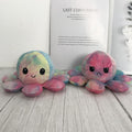 Reversible Flip Octopus Plush Stuffed Toy Soft Animal Home Accessories Cute Animal Doll Children Gifts Baby Plush Toy For Kids