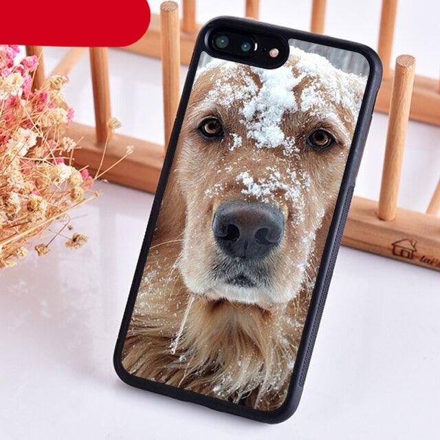 Golden Retriever Dog Cute Puppy Phone Case For Iphone 14 5 6 7 8 Plus X Xr Xs 11 12 13 Pro Max Ultra Full Protective Liquid Silicone Case Back Cover For Iphone by Stevvex