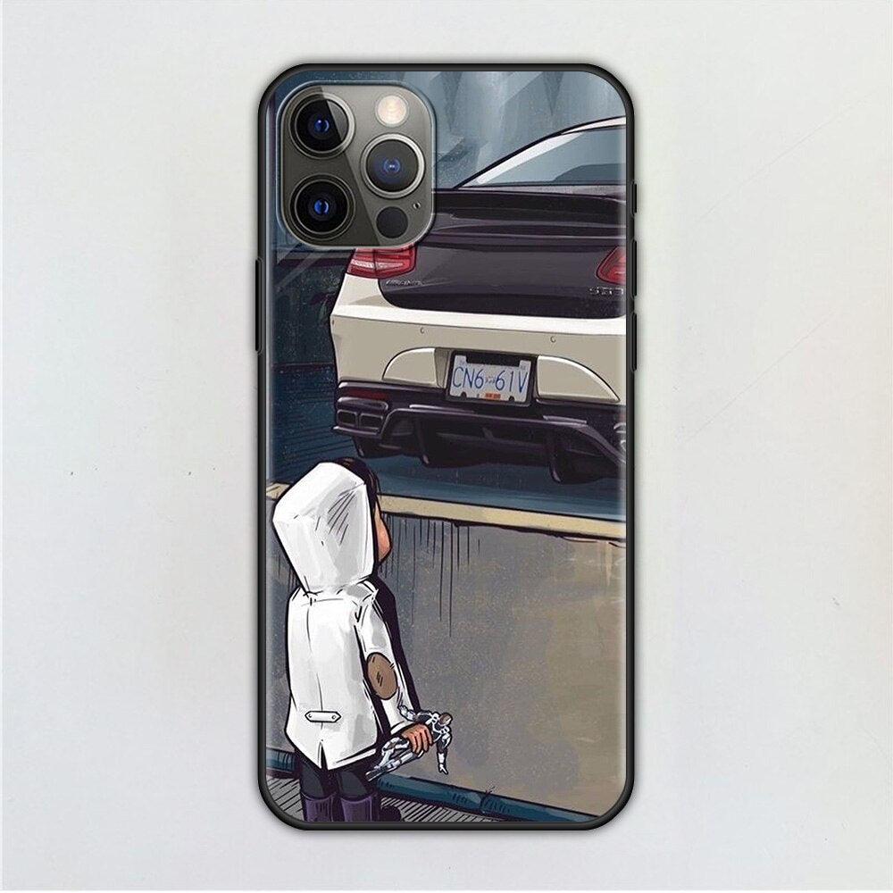 Best Phone Case For Iphone 14 11 13 12 Pro Max Mini X Xs Xr 6 6s 7 8 Plus Boy Sport Car Protective Flexible Soft Tpu Clear Phone Case by Stevvex