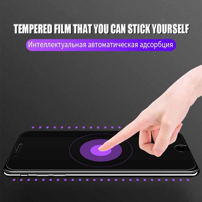 9D Full Protection Glass For iPhone 7 8 6 6S Plus Transparent Screen Protector For iPhone 5 5C 5S SE 2020 Tempered Glass Film Tempered Glass Screen Protector Guards Protects From Crash & Scratch by Stevvex