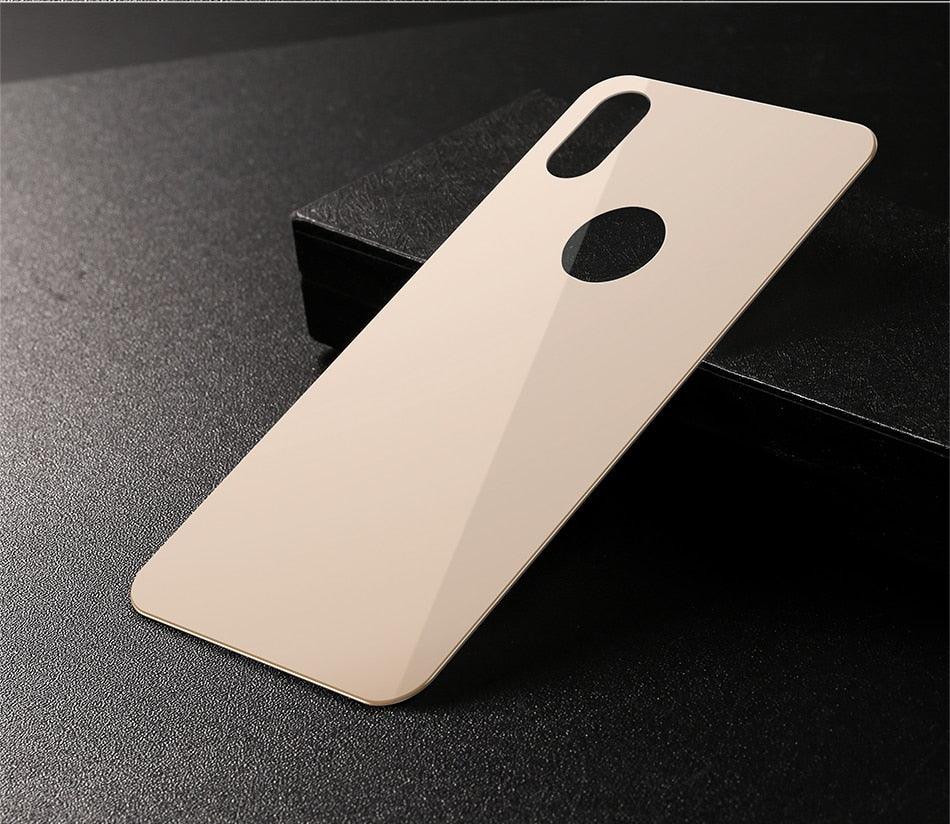 9D Protective Back Tempered Glass For iPhone 13 12 11 Pro MAX 7 8 Plus Full Cover Screen Protector Film For iPhone XS MAX XR Ultra Thin All -Coverage Full Glass Back Tempered Glass Screen Protector Film for iPhone by Stevvex