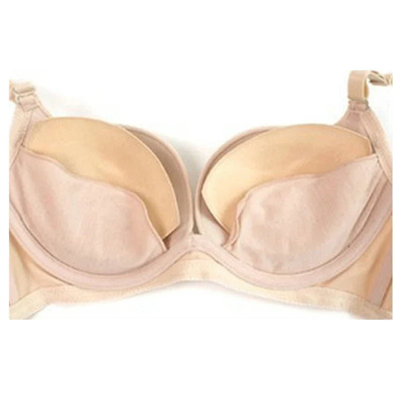 1/2/3Pair Sexy Thick Sponge Bra Pads Breast Insert Push Up Bra Enhancer Swimsuit Bikini Padded Removeable Chest Accessories