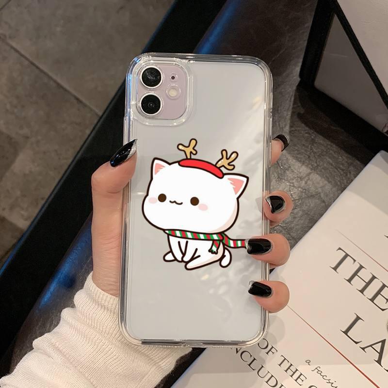 Cat Phone Case For Iphone 11 12 13 Mini Pro Xs Max 8 7 6 6s Plus X 5s Se 2020 Xr Case Polycarbonate Printed Colorful Design Silicone Phone Case by Stevvex