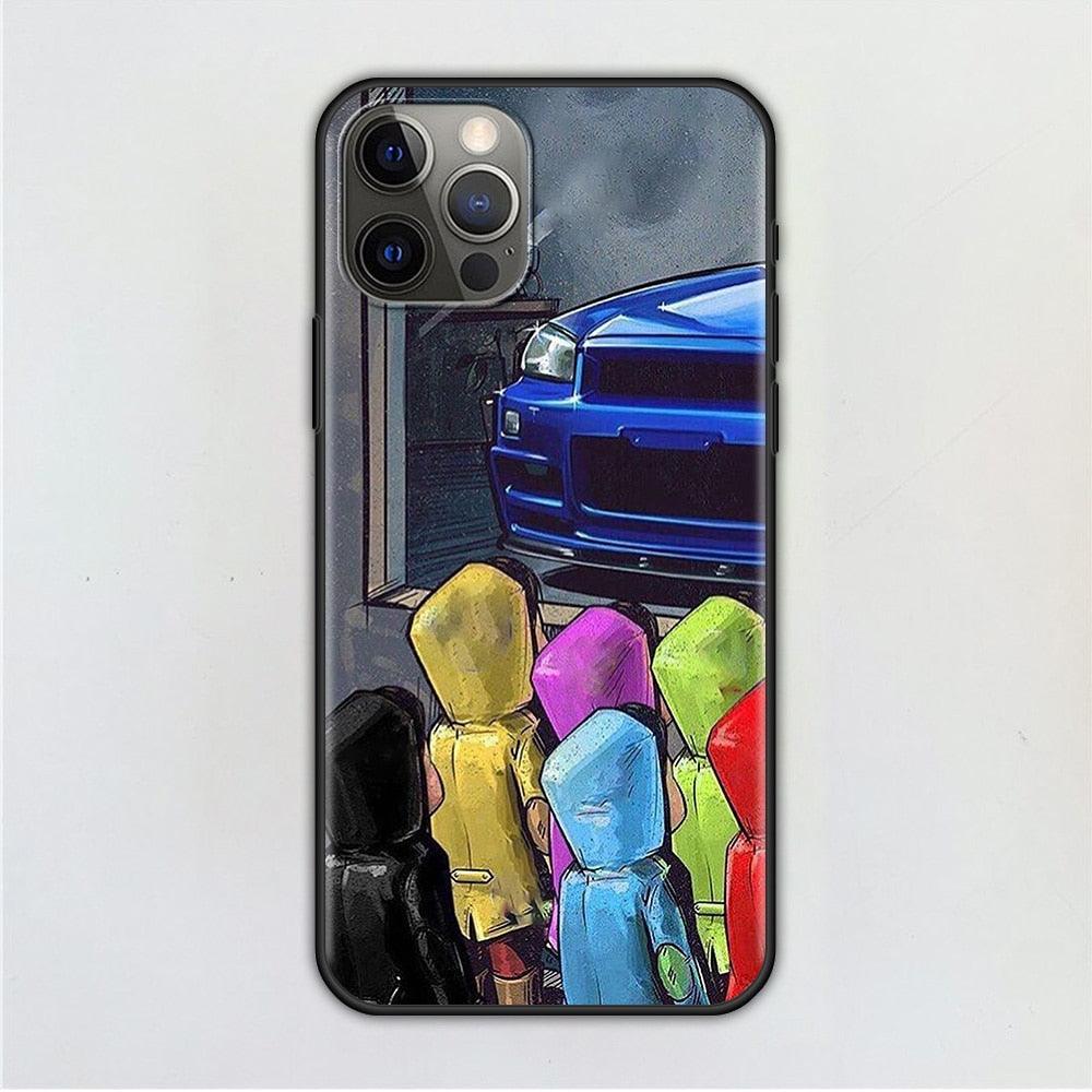 Best Phone Case For Iphone 14 11 13 12 Pro Max Mini X Xs Xr 6 6s 7 8 Plus Boy Sport Car Protective Flexible Soft Tpu Clear Phone Case by Stevvex