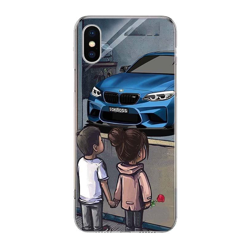 Boy See Sports Car Drift Phone Case For Iphone 14 11 12 13 Pro Max Xr X Xs Mini 8 7 Plus 6 6s Se 5s Soft Silicone Gel Cover For Iphone by Stevvex