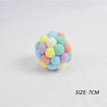 Fashion New Plush Pet Toy Cat and Dog Self-Hey Funny Cat Bite-Resistant Toy Ball Cute Funny Interactive Toy Balls For Cats Multicolor Toy Balls For Cat