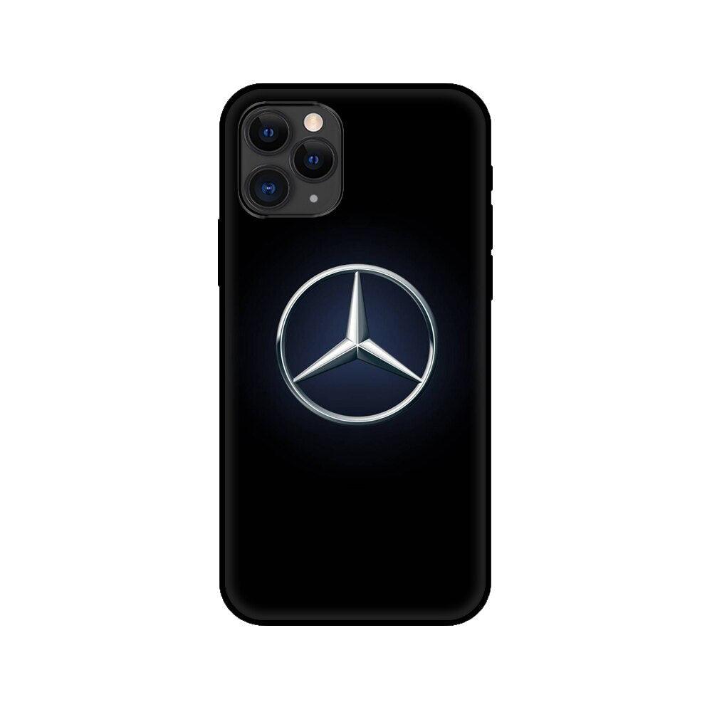 Black Case For Iphone 5 5s SE 2020 6 6s 7 8plus x 10 XR XS 11 12 13 Mini Pro MAX Silicon Cover Car Design Matte Black Silicone Back Cover For iPhone by Stevvex