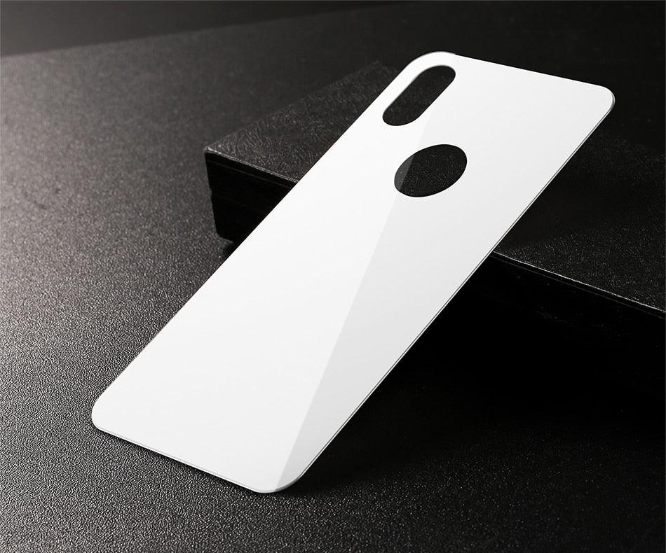9D Protective Back Tempered Glass For iPhone 13 12 11 Pro MAX 7 8 Plus Full Cover Screen Protector Film For iPhone XS MAX XR Ultra Thin All -Coverage Full Glass Back Tempered Glass Screen Protector Film for iPhone by Stevvex
