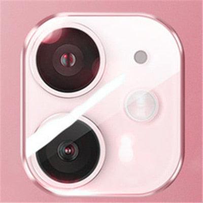 Colourful Tempered Glass Protective Film For iPhone 13 12 11 Pro Max Back Cover Camera Lens Screen Protector For iPhone 13 Mini Camera Lens Protective Lens Film by Stevvex