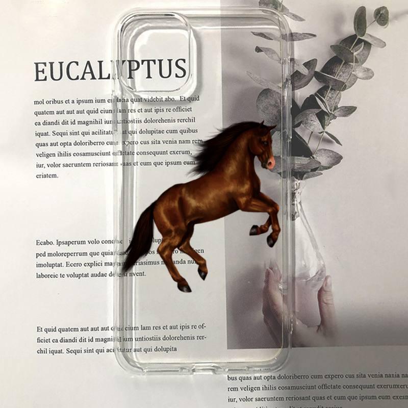Beauty Horse Phone Case For Iphone 13 11 12 Pro Xs Max 8 7 6 6s Plus X 5s Se 2020 Xr Case Slim Profile Cute Printed Designer Snap On Case by Stevvex
