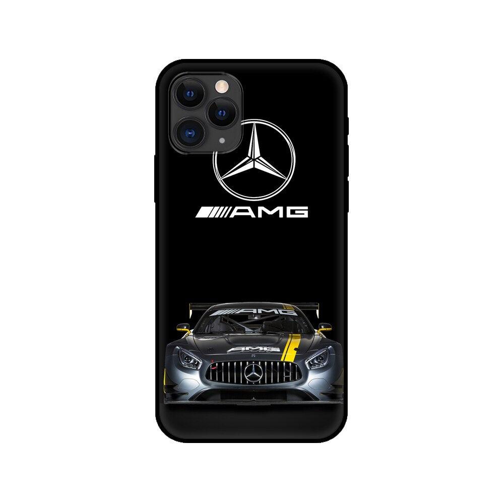 Black Case For Iphone 5 5s SE 2020 6 6s 7 8plus x 10 XR XS 11 12 13 Mini Pro MAX Silicon Cover Car Design Matte Black Silicone Back Cover For iPhone by Stevvex