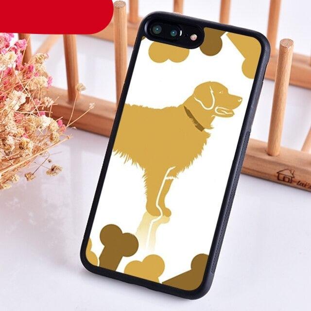 Golden Retriever Dog Cute Puppy Phone Case For Iphone 14 5 6 7 8 Plus X Xr Xs 11 12 13 Pro Max Ultra Full Protective Liquid Silicone Case Back Cover For Iphone by Stevvex