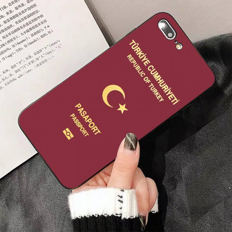 Fashion Passport Phone Case For Iphone 13 8 7 6 6s Plus X 5s Se 2020 Xr 11 12 Pro Xs Max Soft Cover Silicone Bumper Case by Stevvex