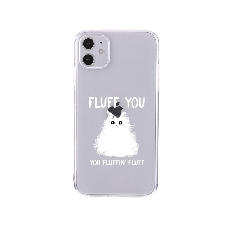 Cute Cartoons Black Cat Transparent Phone Cover For Iphone 14 14promax 14plus 13promax 13 12 11 Shockproof Clear Phone Case Adorable Soft Girls Print Cat Design Clear Cute Flexible Silicone Phone Case by Stevvex