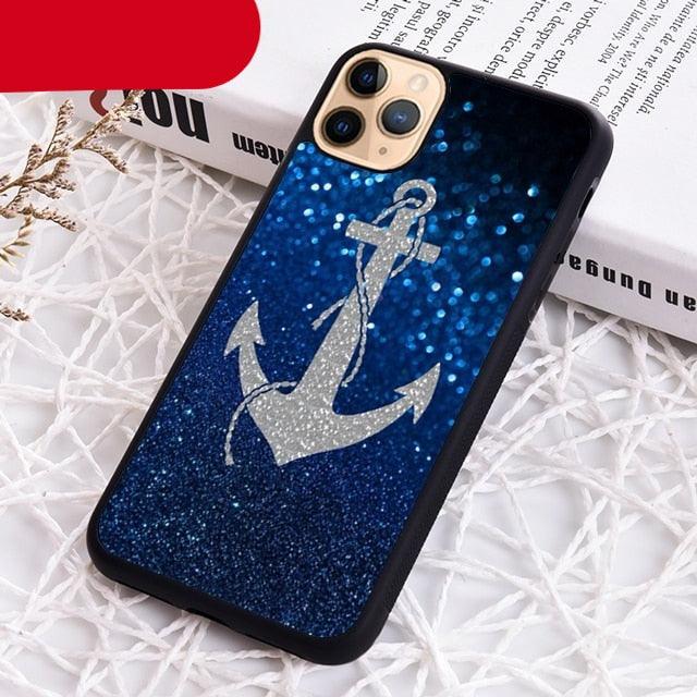 Blue Boat Anchor Printing Drawing Protection Phone Case For Iphone 14 Se 6 7 8 Plus Xr Xs 11 12 13 Pro Max Galaxy S21 22 Silicone Case Toy Story Protective Cover For Iphone by Stevvex