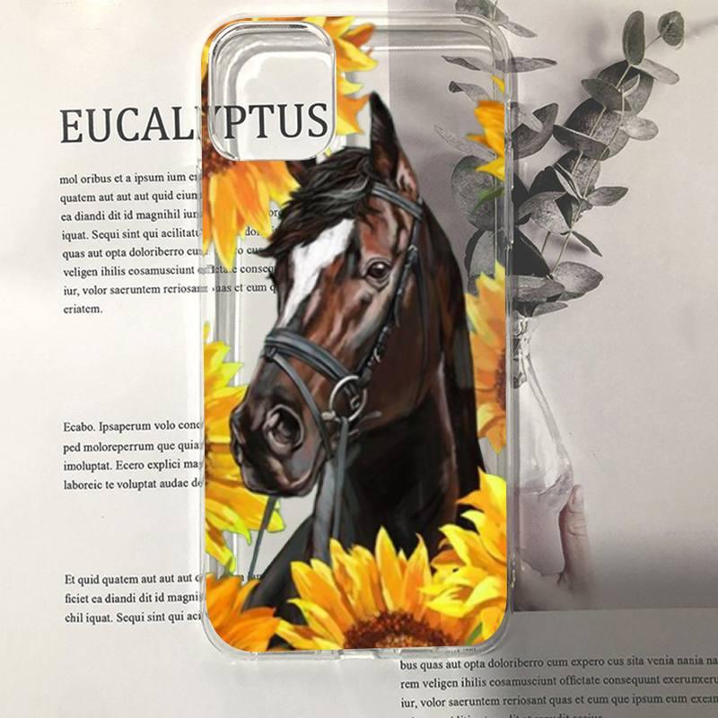 Beauty Horse Phone Case For Iphone 13 11 12 Pro Xs Max 8 7 6 6s Plus X 5s Se 2020 Xr Case Slim Profile Cute Printed Designer Snap On Case by Stevvex