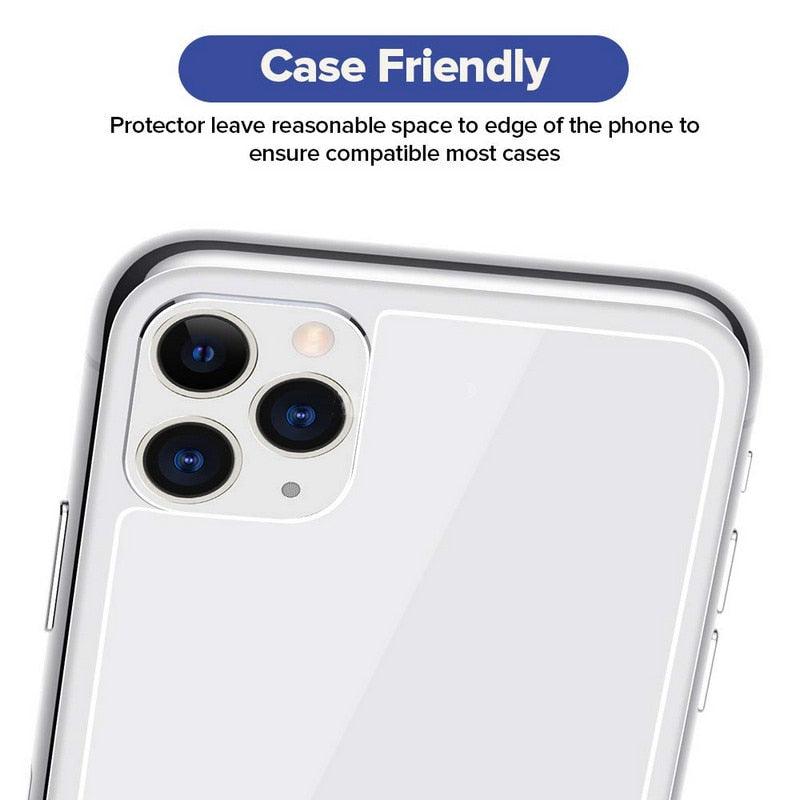 Back Tempered Glass For iPhone 14 12 13 pro max SE 20 Protective Glass case on iPhone 14 Plus 14Pro Rear Screen Protector Glass Transparent Scratch Resistant Bubble Free Back Screen Guard For iPhone by Stevvex
