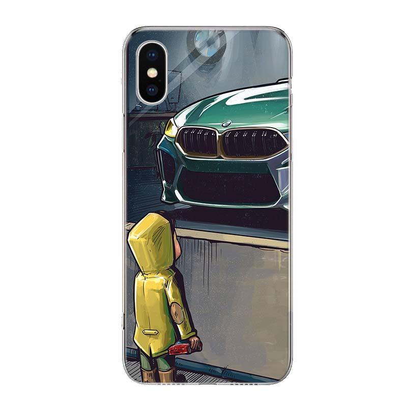 Boy See Sports Car Drift Phone Case For Iphone 14 11 12 13 Pro Max Xr X Xs Mini 8 7 Plus 6 6s Se 5s Soft Silicone Gel Cover For Iphone by Stevvex