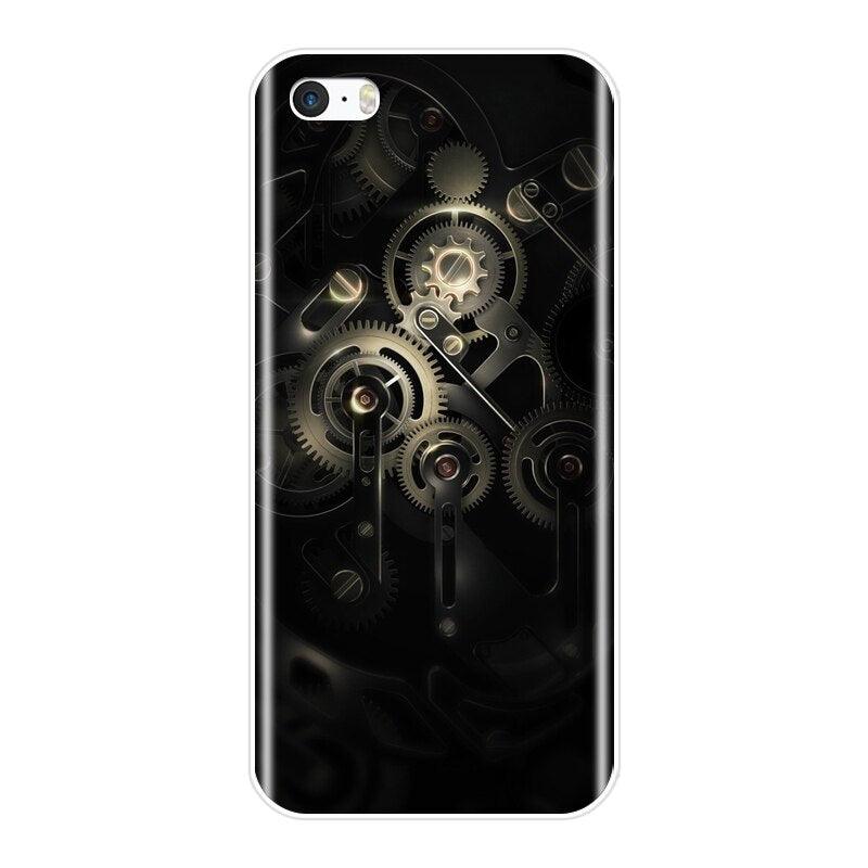 Cute Clear Flexible Silicone Auto Boys Design Back Cover For iPhone 5 S 5C 5S SE Car Sports Car Cool Men Fashion Silicone Soft Phone Case For iPhone 4 S 4S Case by Stevvex
