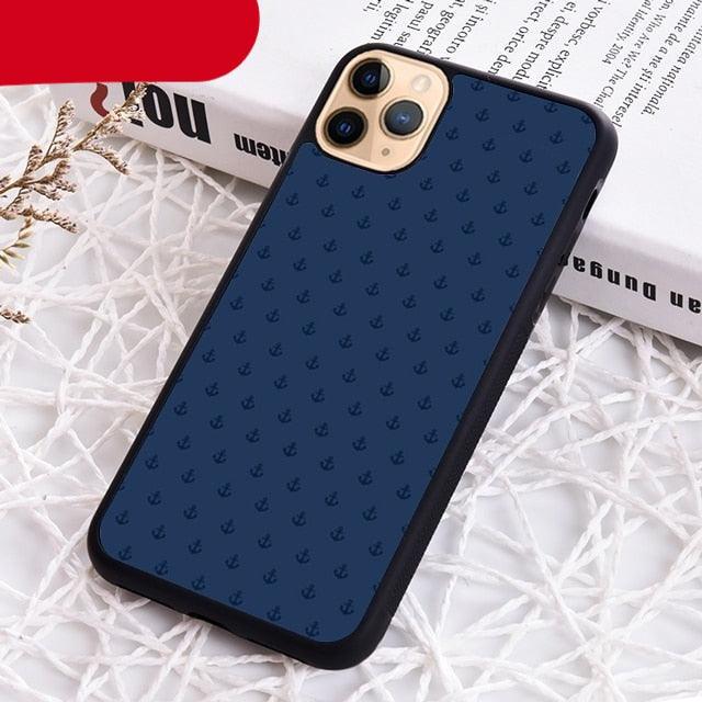 Blue Boat Anchor Printing Drawing Protection Phone Case For Iphone 14 Se 6 7 8 Plus Xr Xs 11 12 13 Pro Max Galaxy S21 22 Silicone Case Toy Story Protective Cover For Iphone by Stevvex