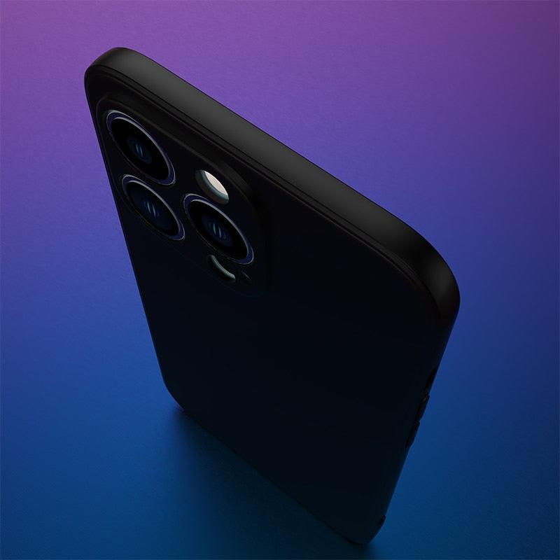 Black Case For Iphone 5 5s SE 2020 6 6s 7 8plus x 10 XR XS 11 12 13 Mini Pro MAX Silicon Cover Car Design Matte Black Silicone Back Cover For iPhone by Stevvex