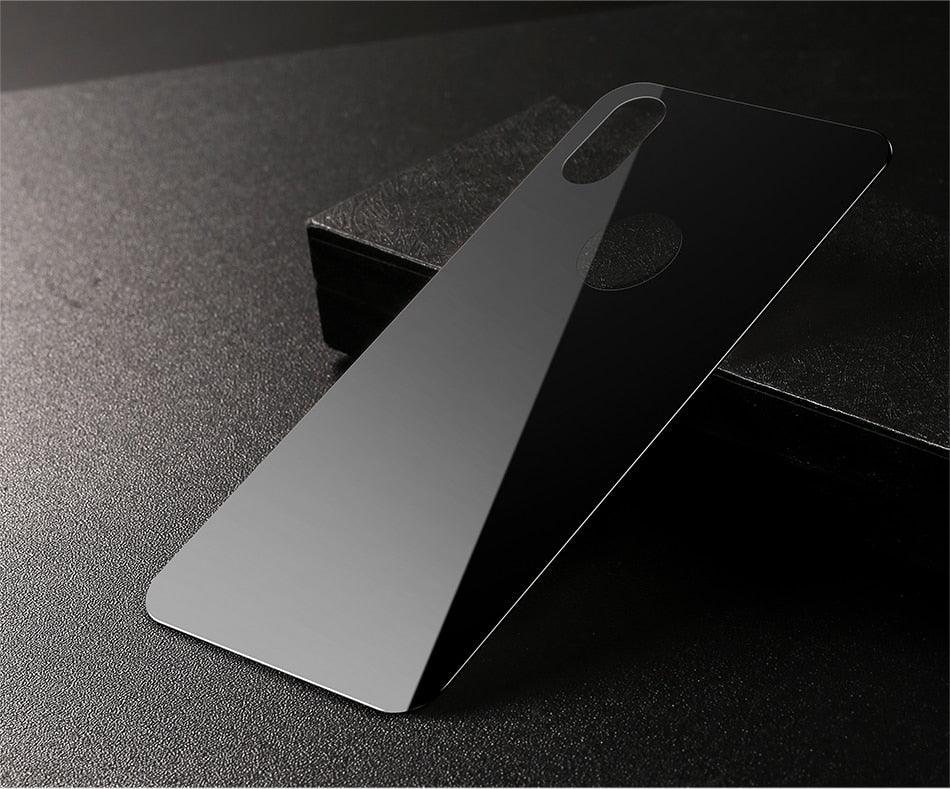 9D Protective Back Tempered Glass For iPhone 13 12 11 Pro MAX 7 8 Plus Full Cover Screen Protector Film For iPhone XS MAX XR Ultra Thin All -Coverage Full Glass Back Tempered Glass Screen Protector Film for iPhone by Stevvex