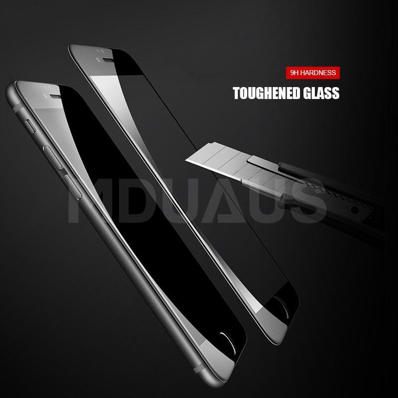 999D Protective Glass on For iPhone 8 7 6 6S Plus XR X XS Glass Full Cover iPhone 11 12 Pro Max Screen Protector Tempered Glass Full Cover Tempered Glass Screen Protector For iPhone by Stevvex