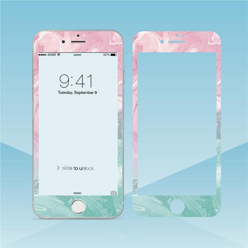 Cartoon Tempered Glass For iPhone 11 Pro Max 7 8 PLUS 3D Soft Edge Screen Protector For iPhone XS MAX XR Lovely Protective Film High-Quality Tempered Glass for the iPhone by Stevvex