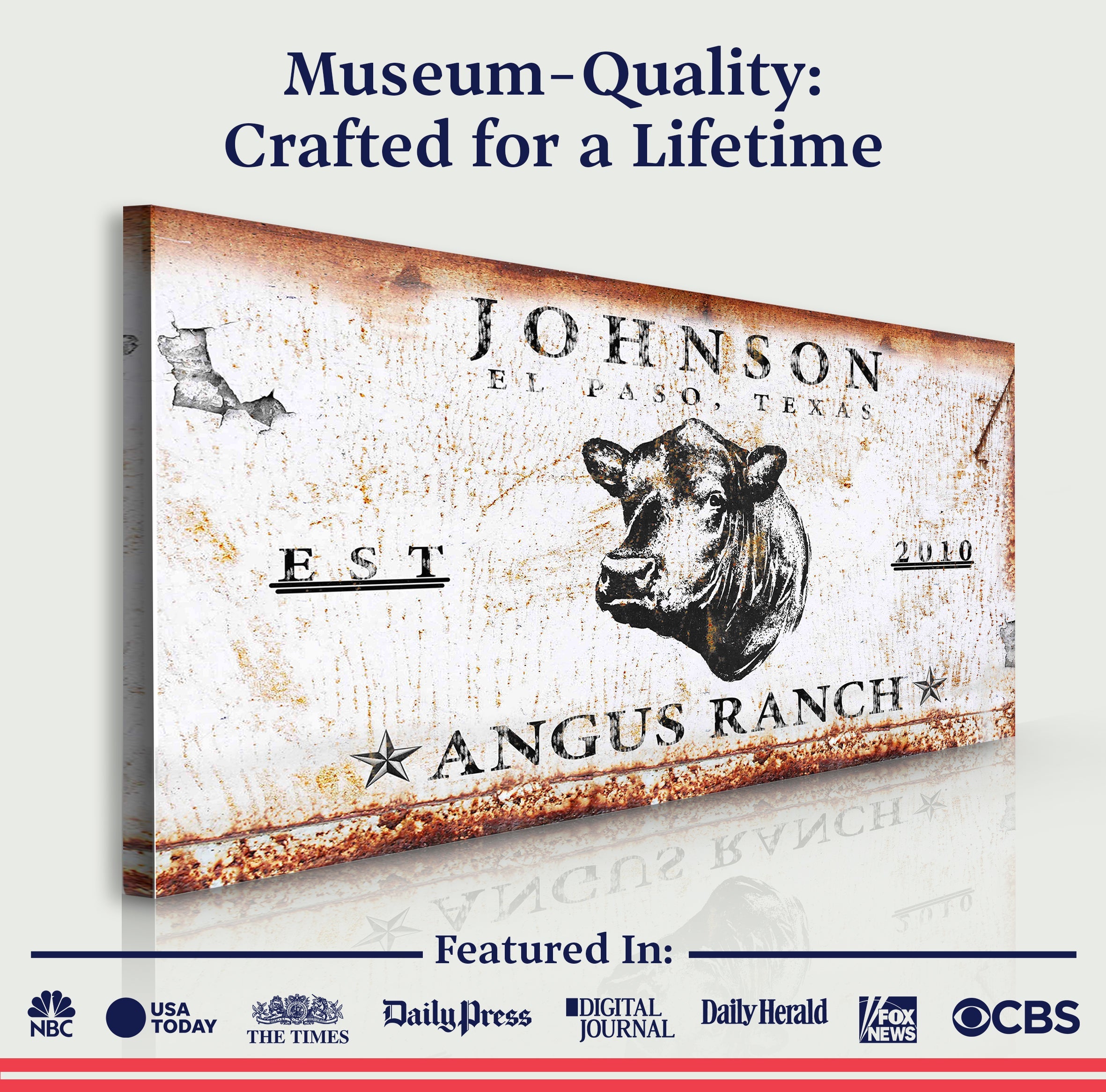 Angus Ranch Sign III