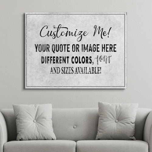 100% Custom - Personalized Premium Canvas by Tailored Canvases