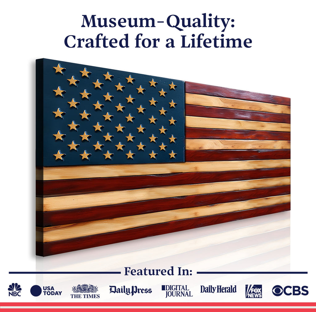 Old Glory American Flag Wall Art II