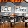 Upgrade Your 48x24 Inches 'Pool & Bar' (Style 3) Canvas To 60x30 Inches