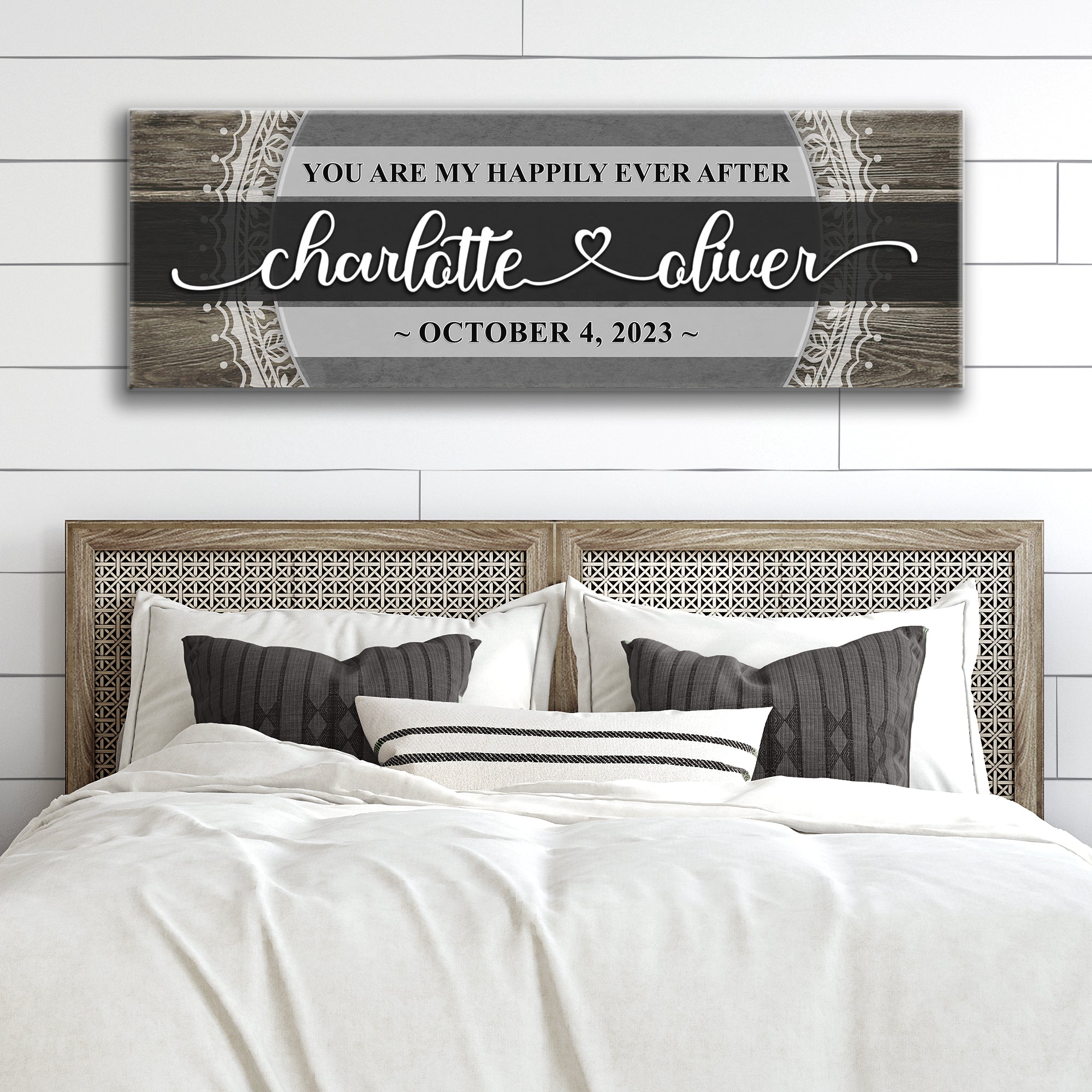 Personalized Happily Ever After Couple Sign VI