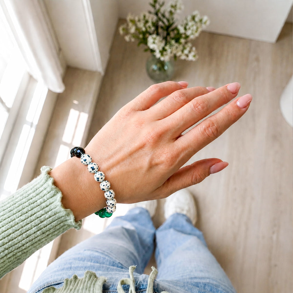 Soul Reset: Dalmatian Jasper Bracelet of Healing