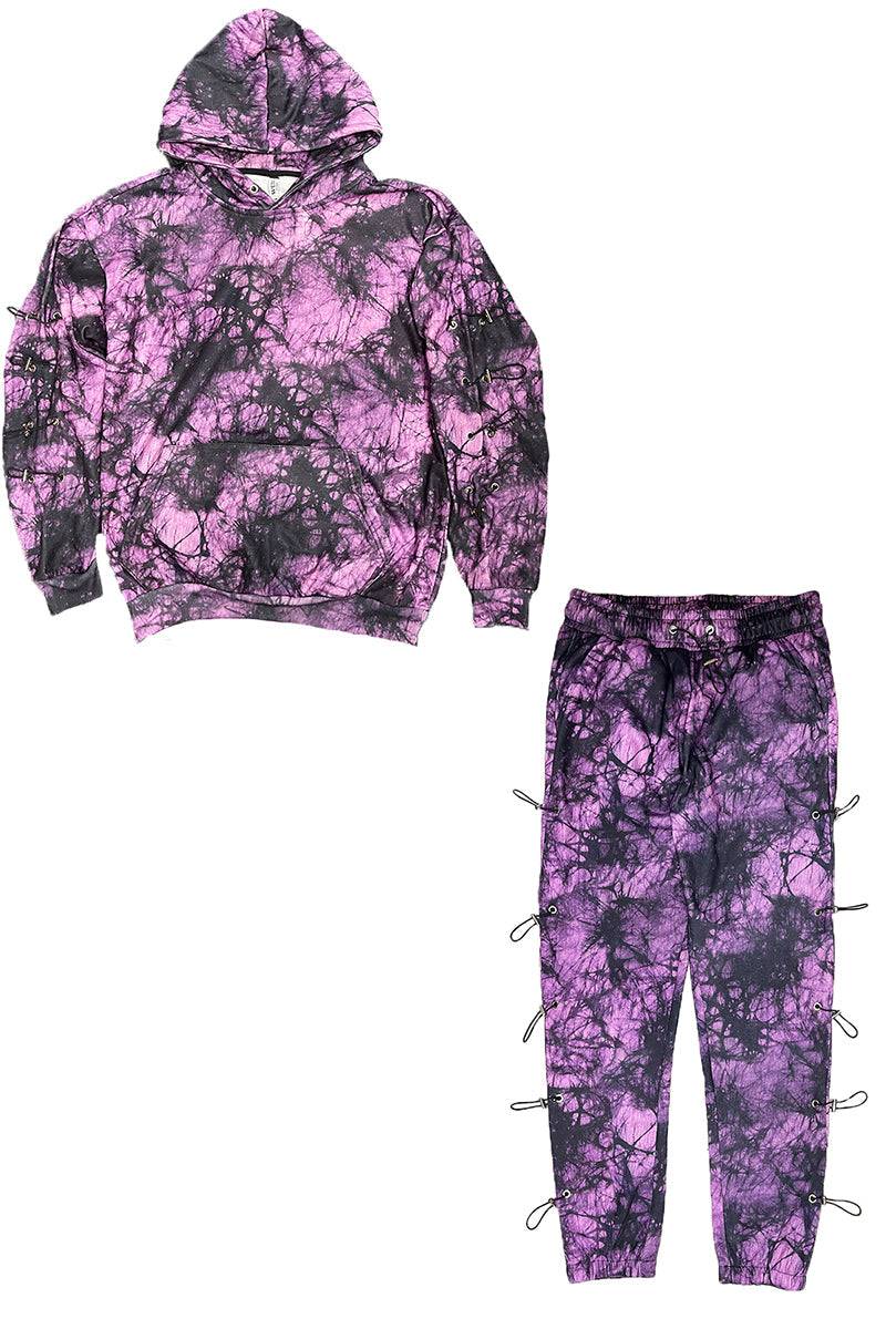 Comfortable Toggle Dye Hoodie Set for Everyday Wear